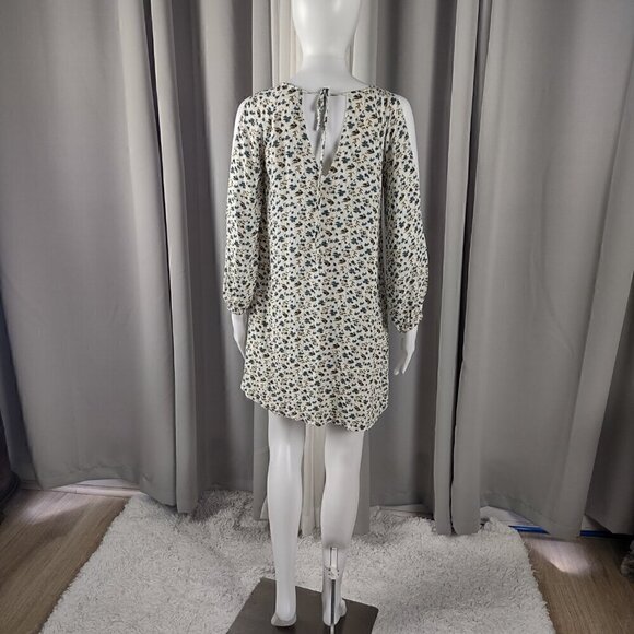 Old Navy Women's Long Sleeve Cold Shoulder Floral Pattern Lined Dress Size SP - Picture 4 of 13